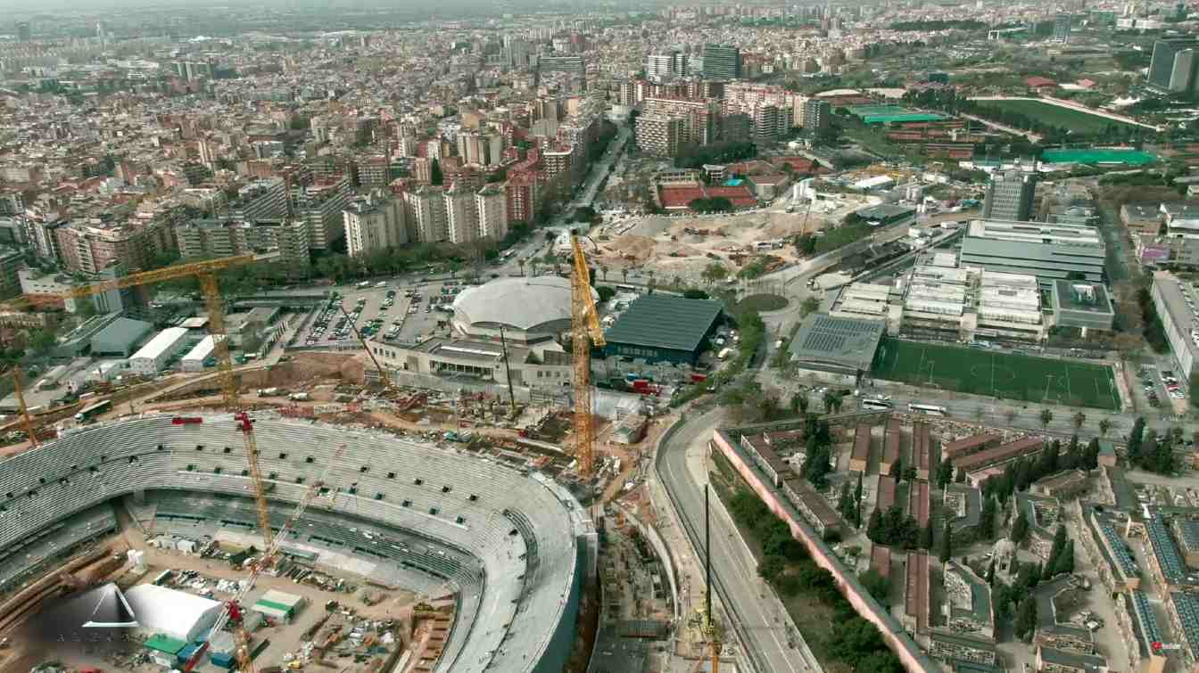 Construcción del Spotify Camp Nou