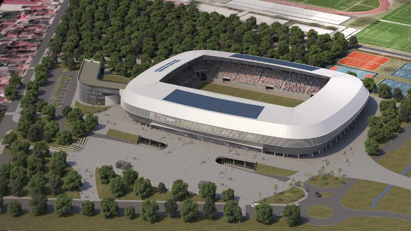 Proyecto del estadio municipal de Oradea