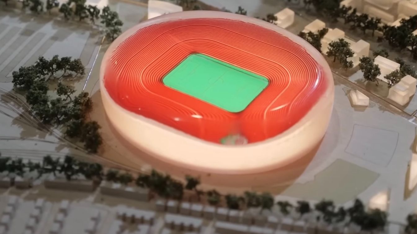 Primera maqueta del nuevo estadio del Manchester United