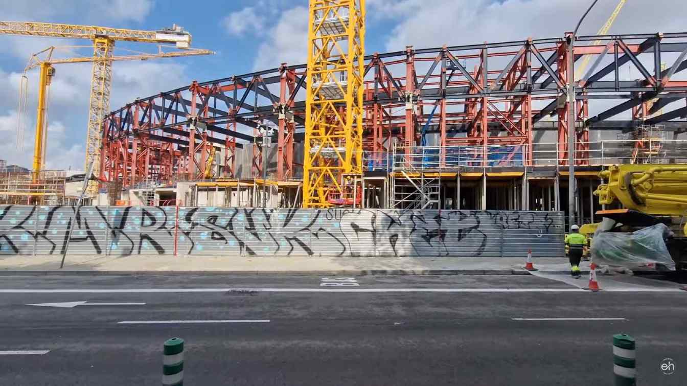 Construcción del Spotify Camp Nou