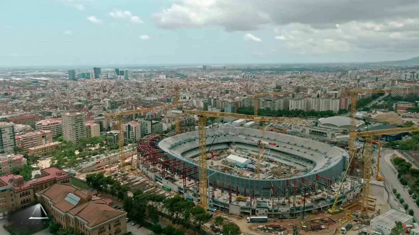 Construcción del Spotify Camp Nou