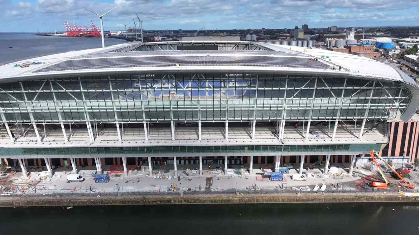 Construcción del estadio del Everton