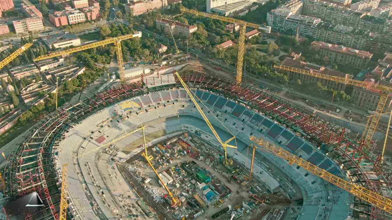 Construcción del Spotify Camp Nou