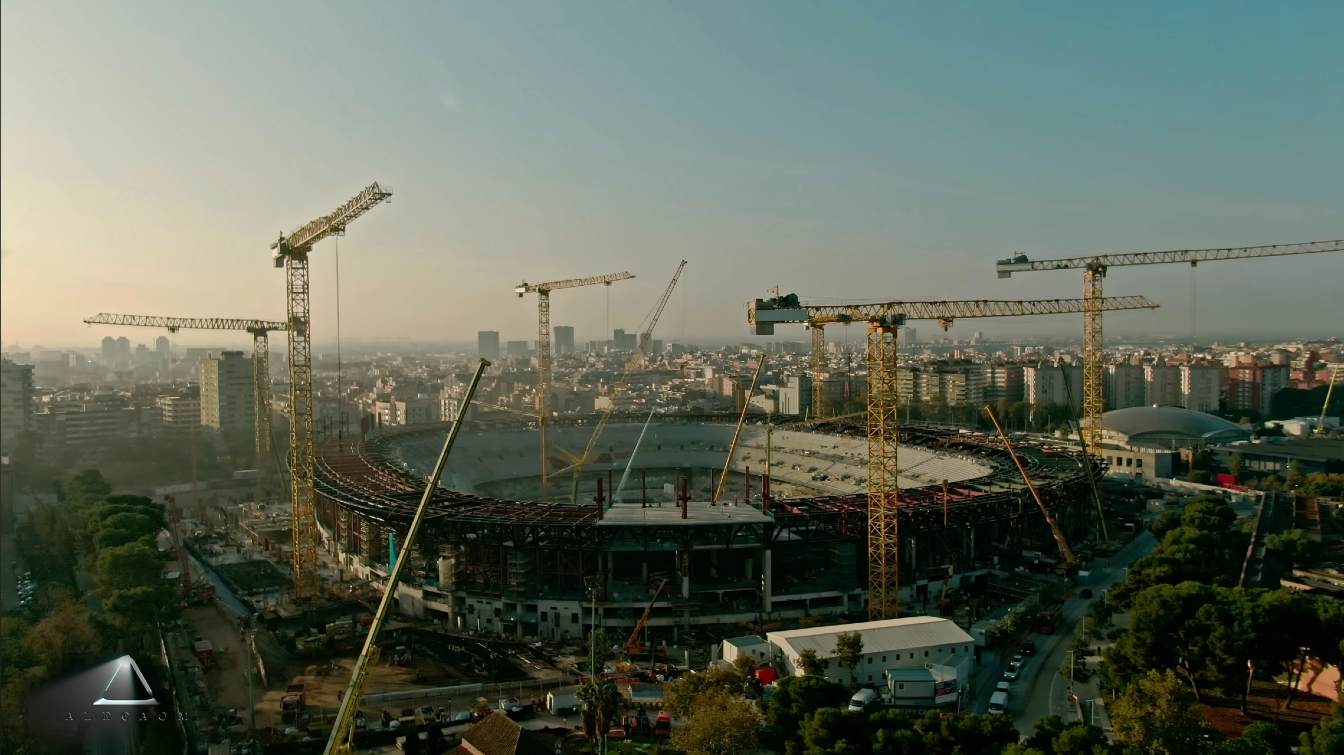 Construcción del Spotify Camp Nou