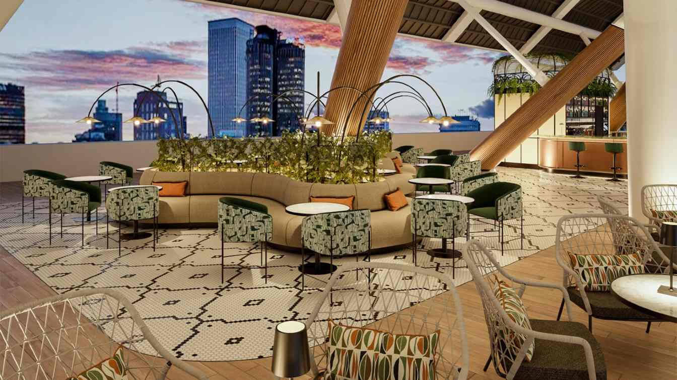 Proyecto del skybar del Santiago Bernabéu