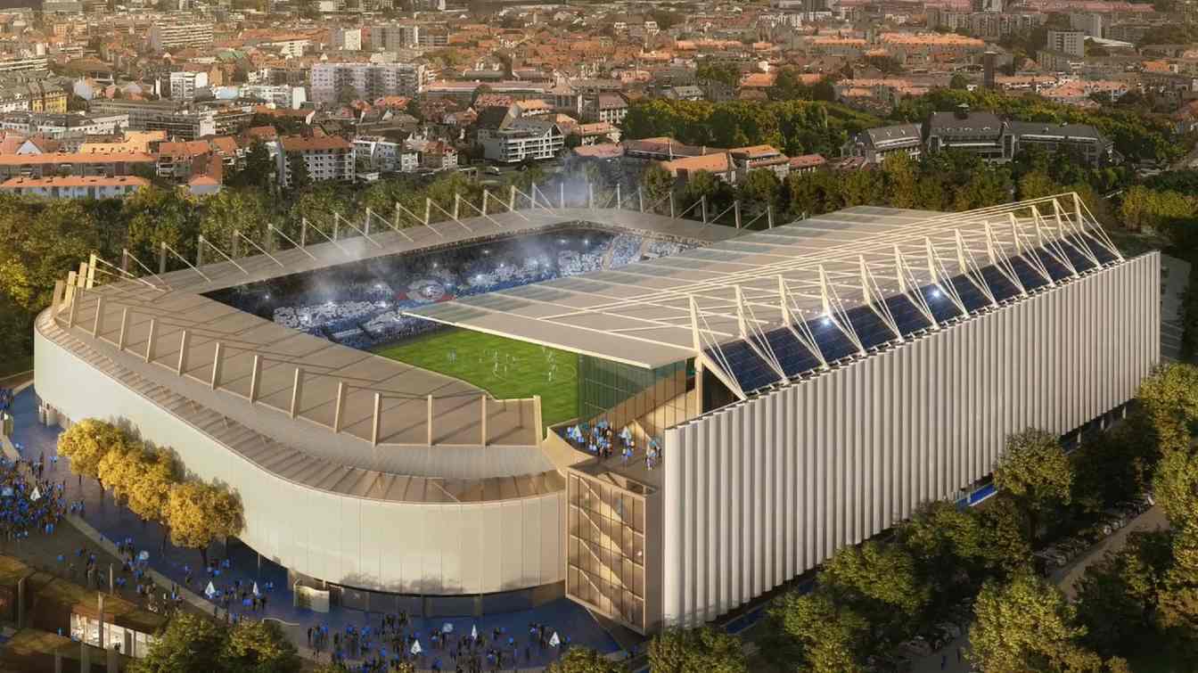 Proyecto del estadio de la Meinau