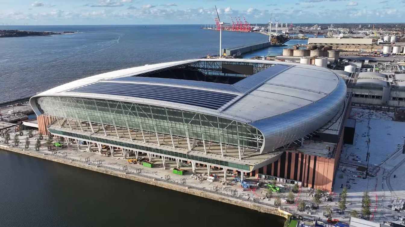 Construcción Everton Stadium