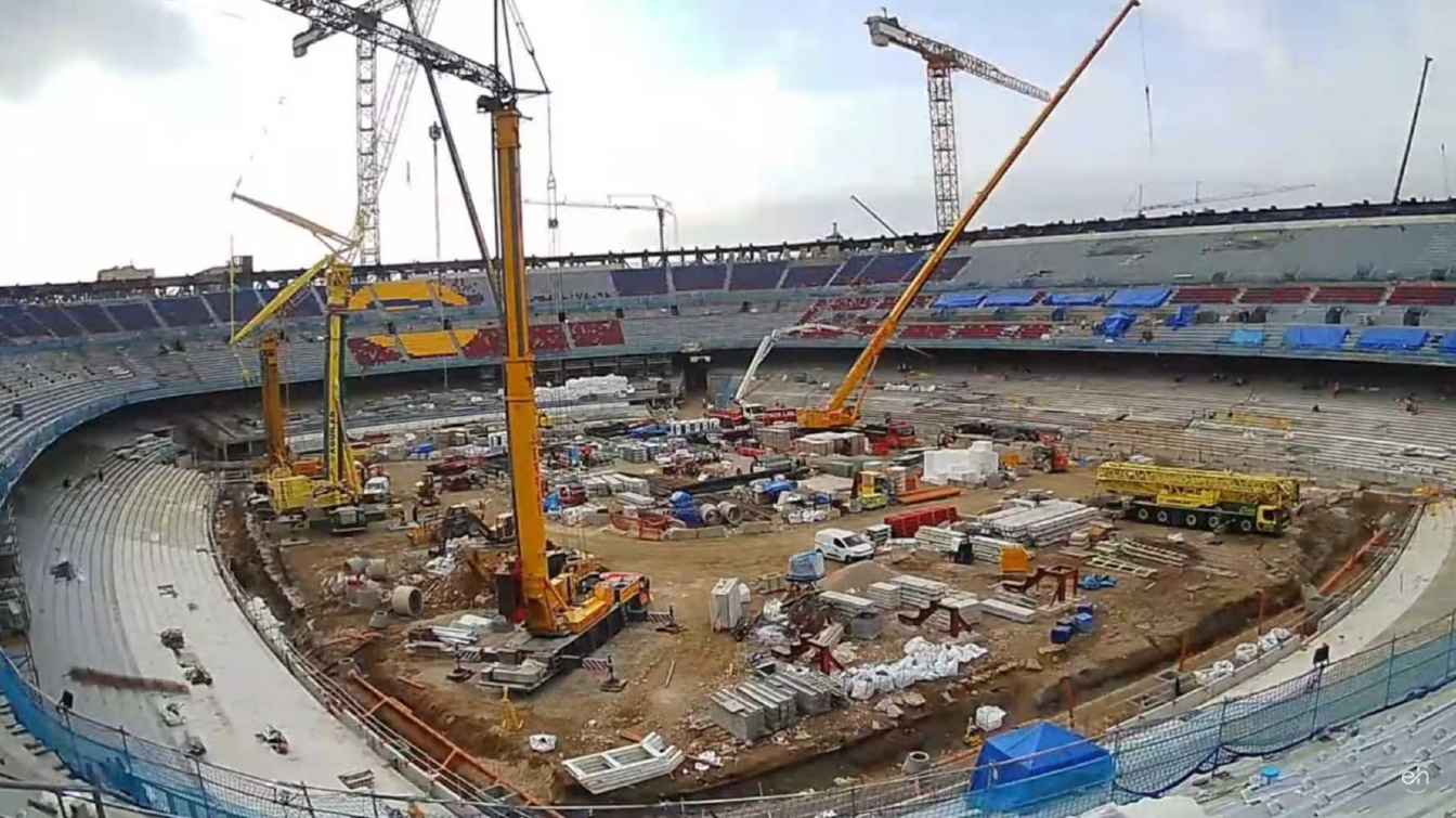 Construcción del Spotify Camp Nou