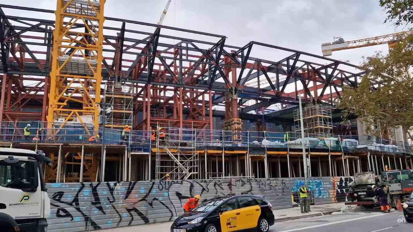 Construcción del Spotify Camp Nou