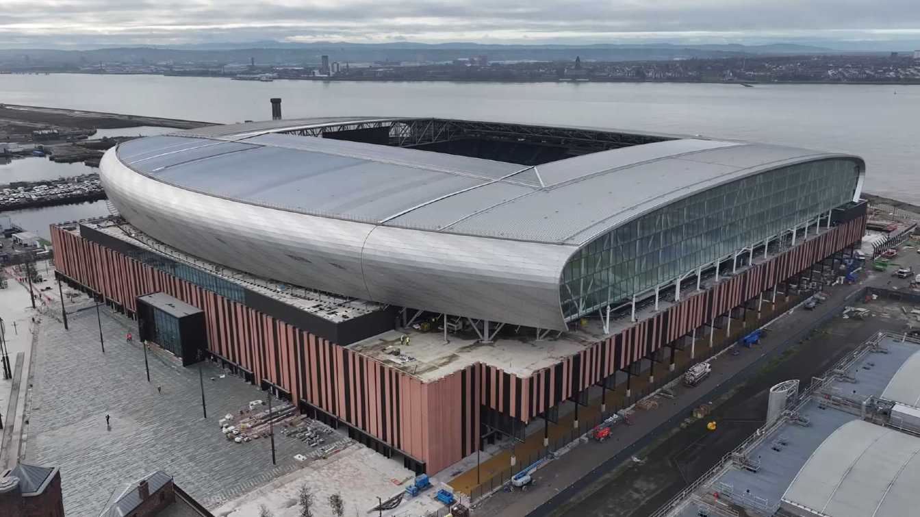 Construcción del estadio del Everton