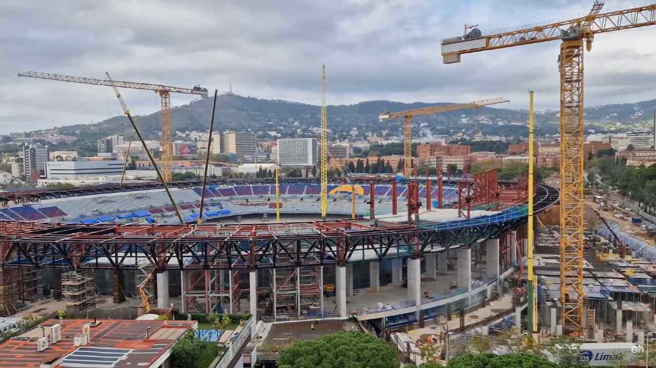 Construcción del Spotify Camp Nou