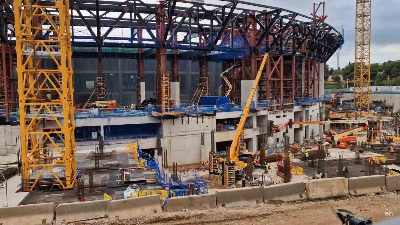 Construcción del Spotify Camp Nou