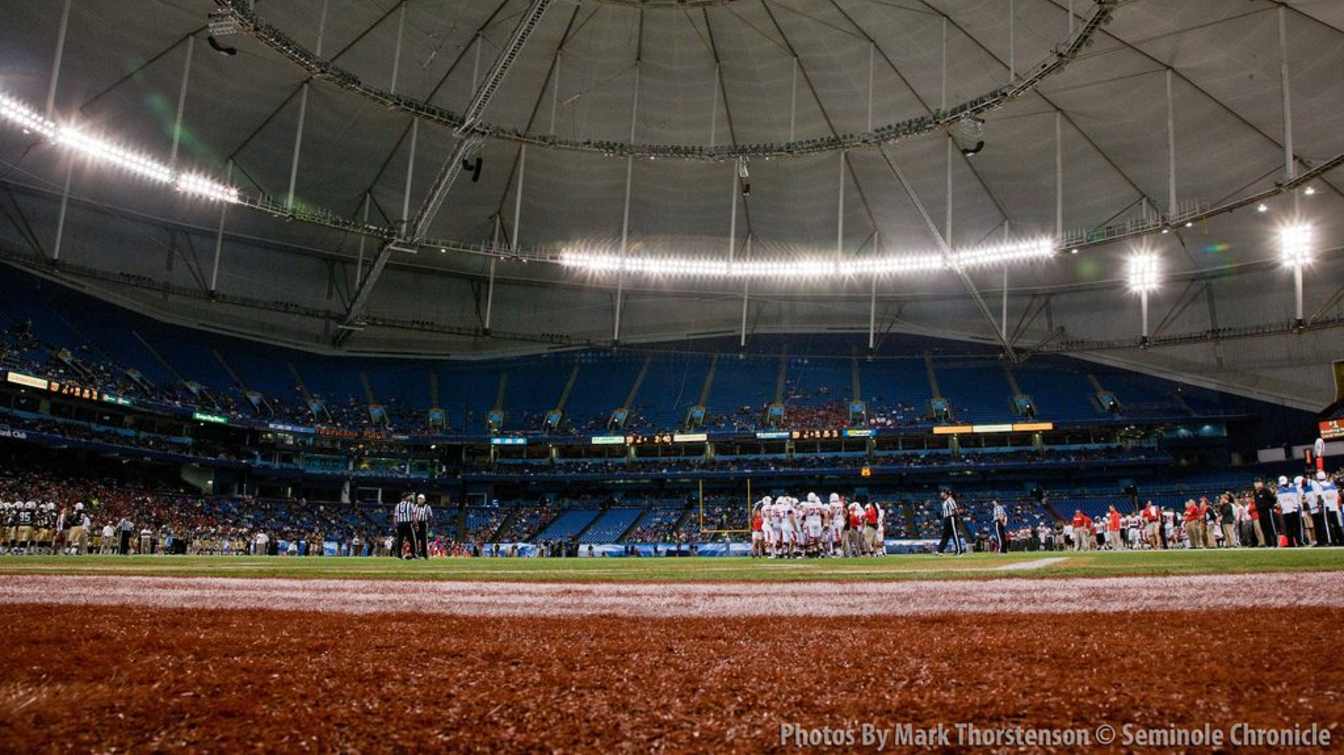 Tropicana Field, devastado por el hurac&aacute;n Milton
