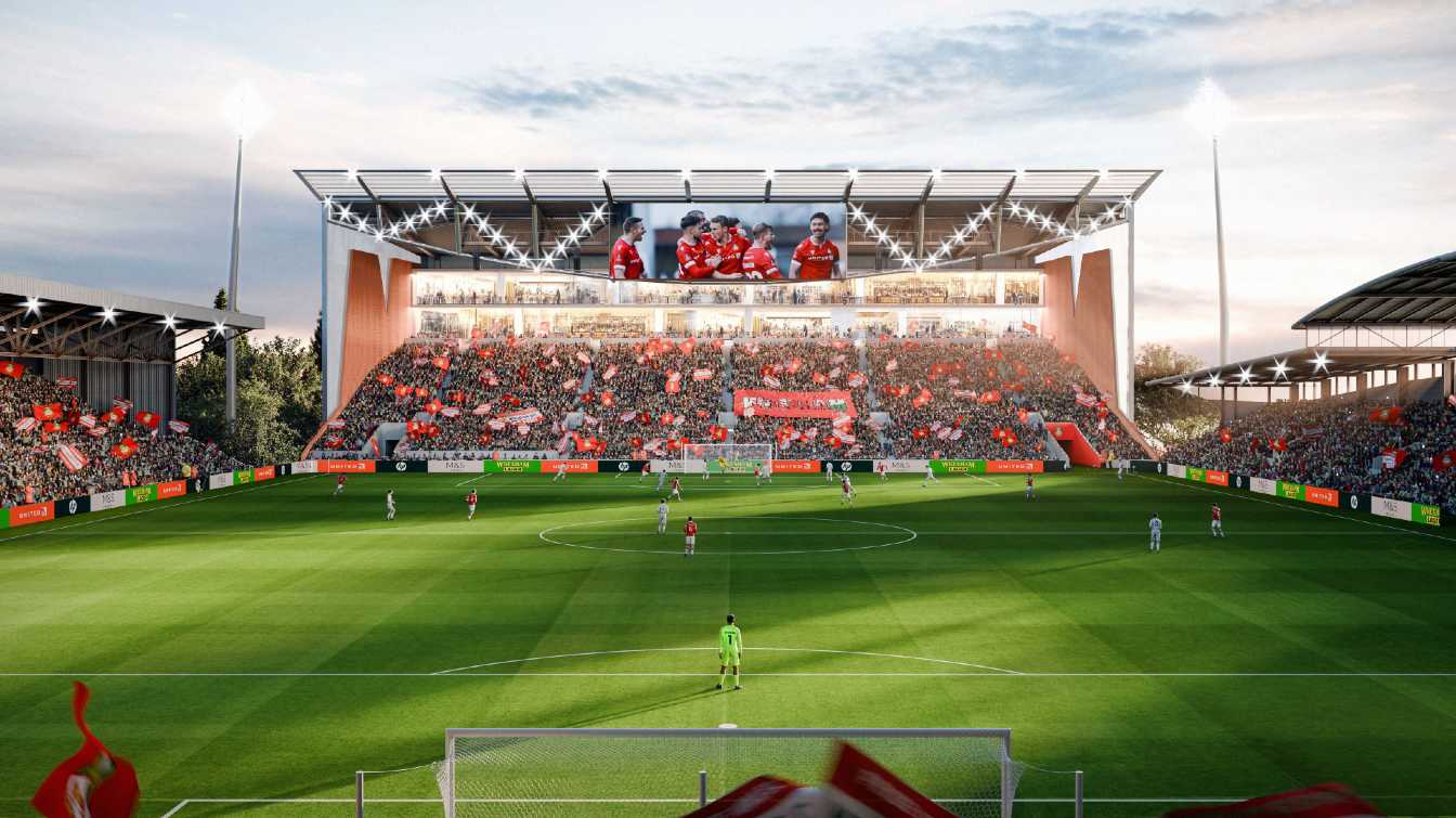 Proyecto del Wrexham Stadium