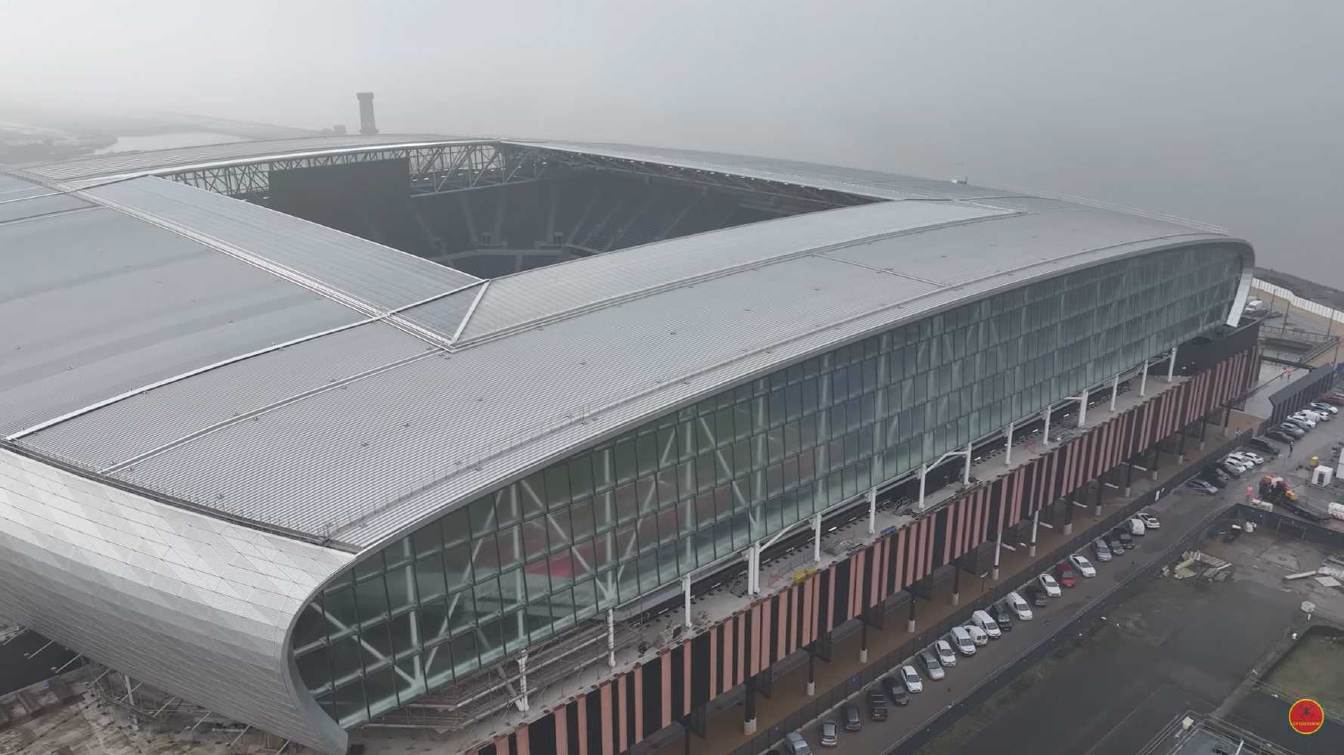 Construcción del estadio Everton