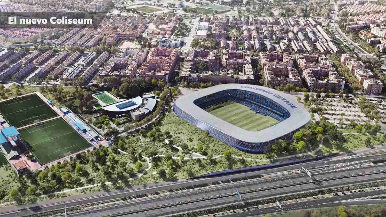 El Getafe espera encontrar un patrocinador para el nuevo Coliseum, lo que aumentaría los ingresos del club.