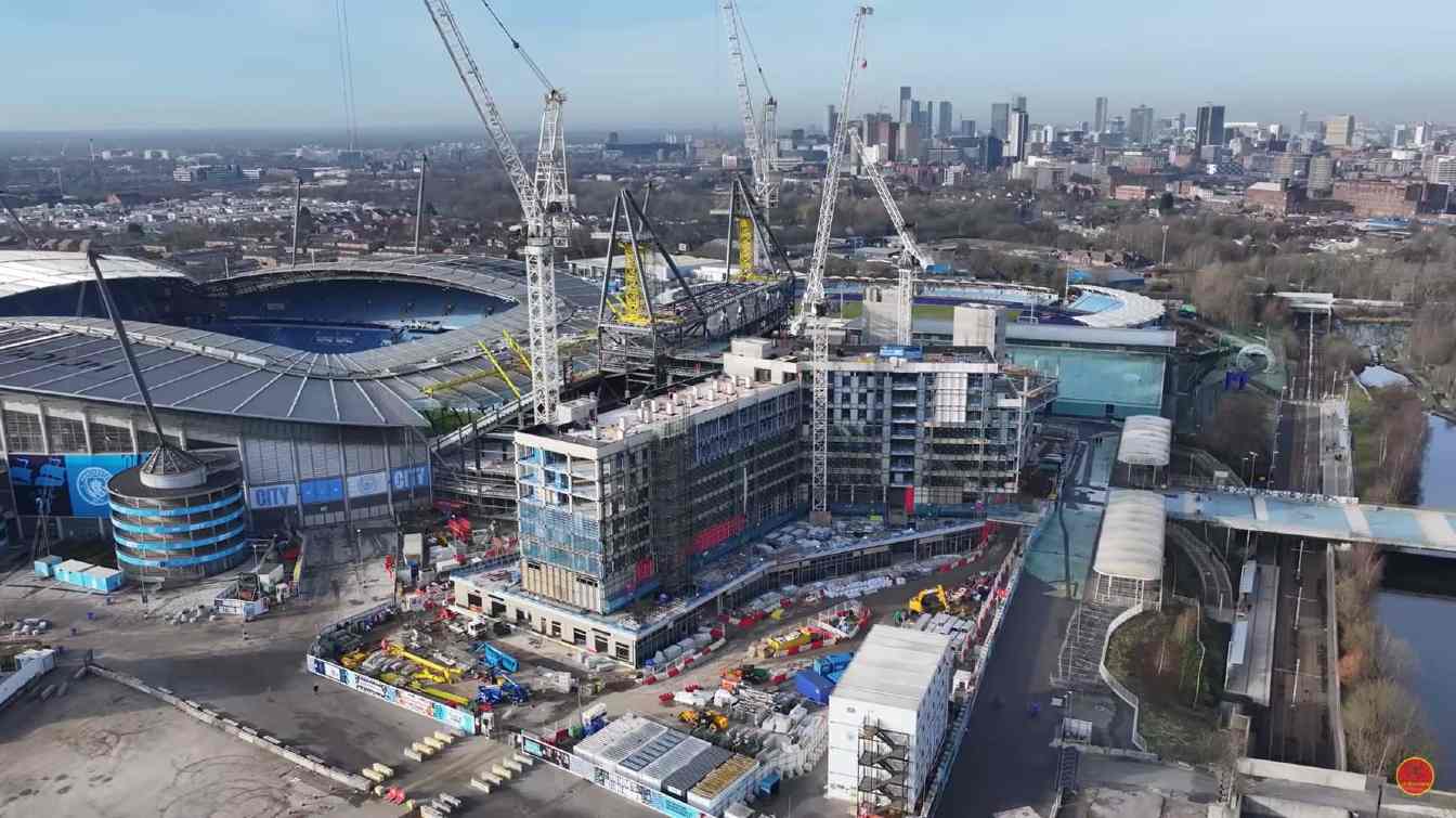 Construcción Etihad Stadium (City of Manchester Stadium / Eastlands)