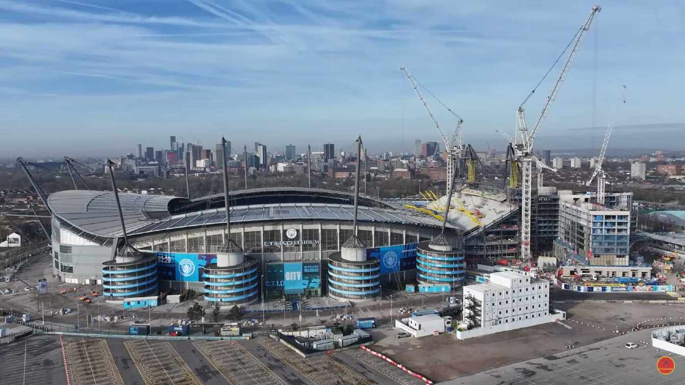 Construcción Etihad Stadium (City of Manchester Stadium / Eastlands)