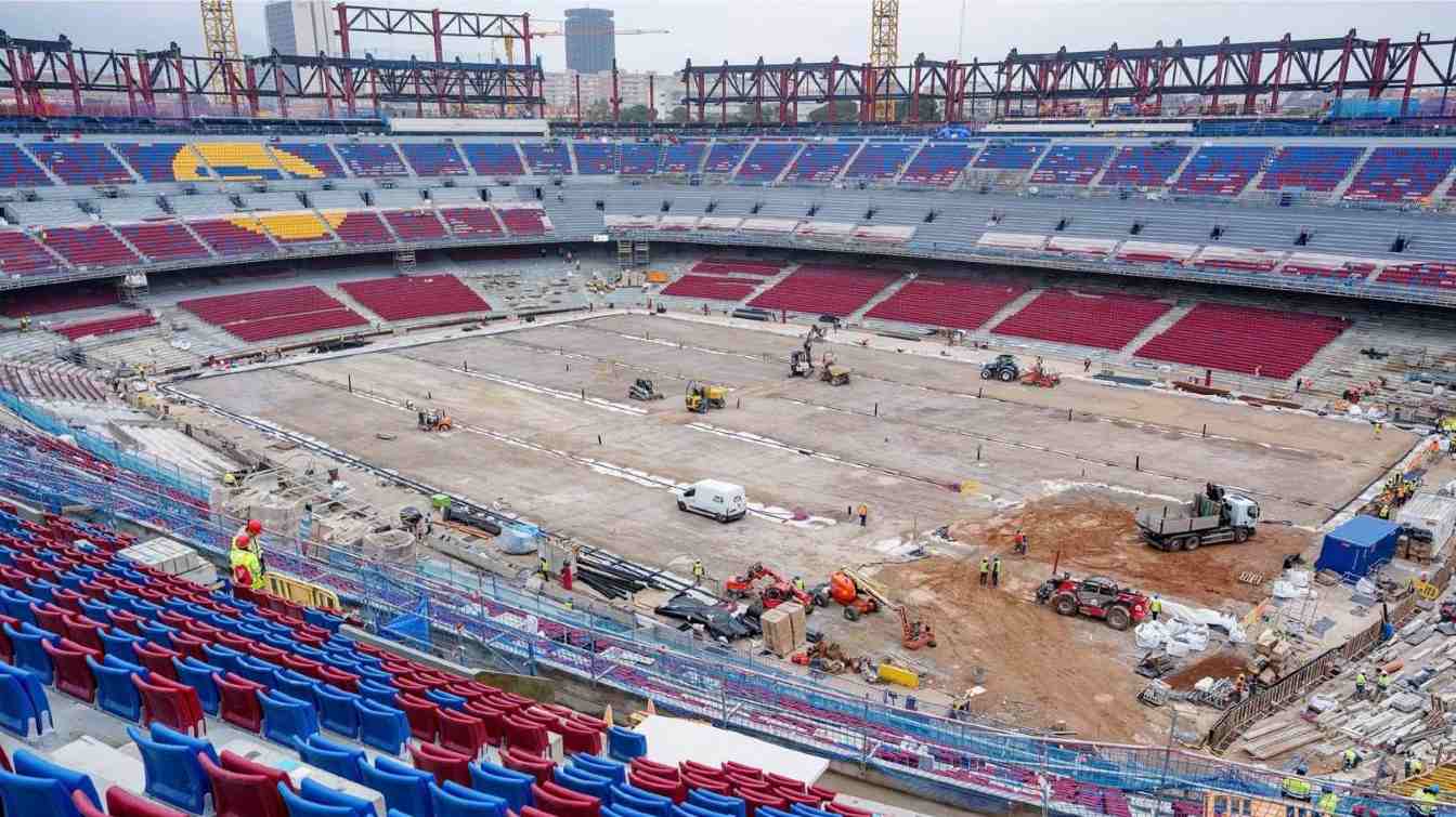 Construcción Spotify Camp Nou