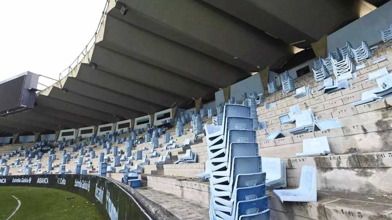 De las 4.200 sillas de Gol, 800 irán a la ciudad deportiva del Celta en A Madroa y el resto, a una veintena de sedes repartidas por toda Galicia.