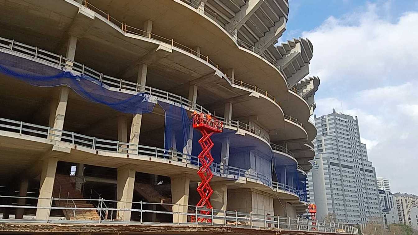 Hasta mayo, en el solar del Nou Mestalla sólo se llevarán a cabo trabajos preliminares.