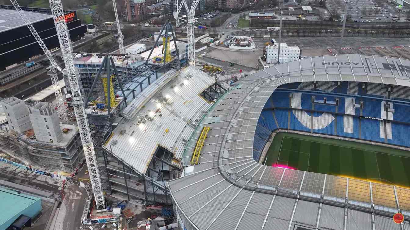 Construcción Etihad Stadium (City of Manchester Stadium / Eastlands)
