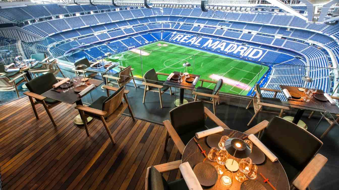 Barra de sushi en el Bernabéu