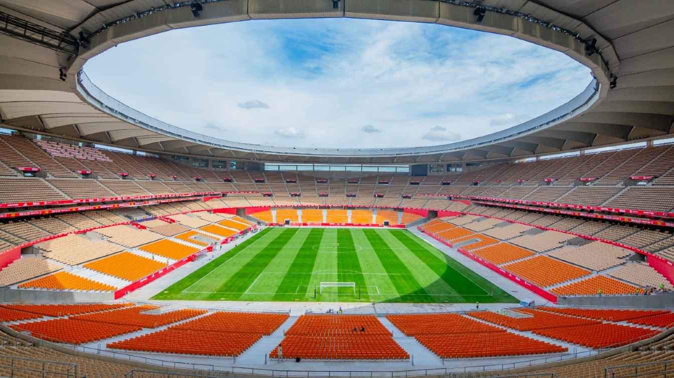 Hace apenas unos días se dudaba de que el Estadio La Cartuja estuviera listo a tiempo.