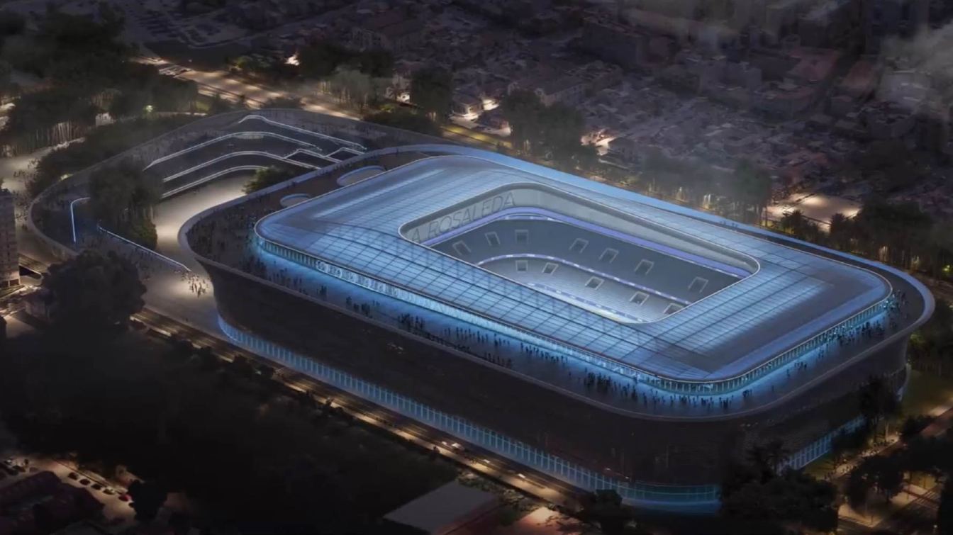 La Nueva Rosaleda tendrá un aforo cercano a los 45.000 asientos.