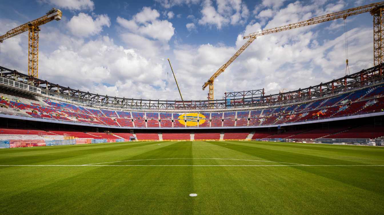 Construcción del Camp Nou de Spotify