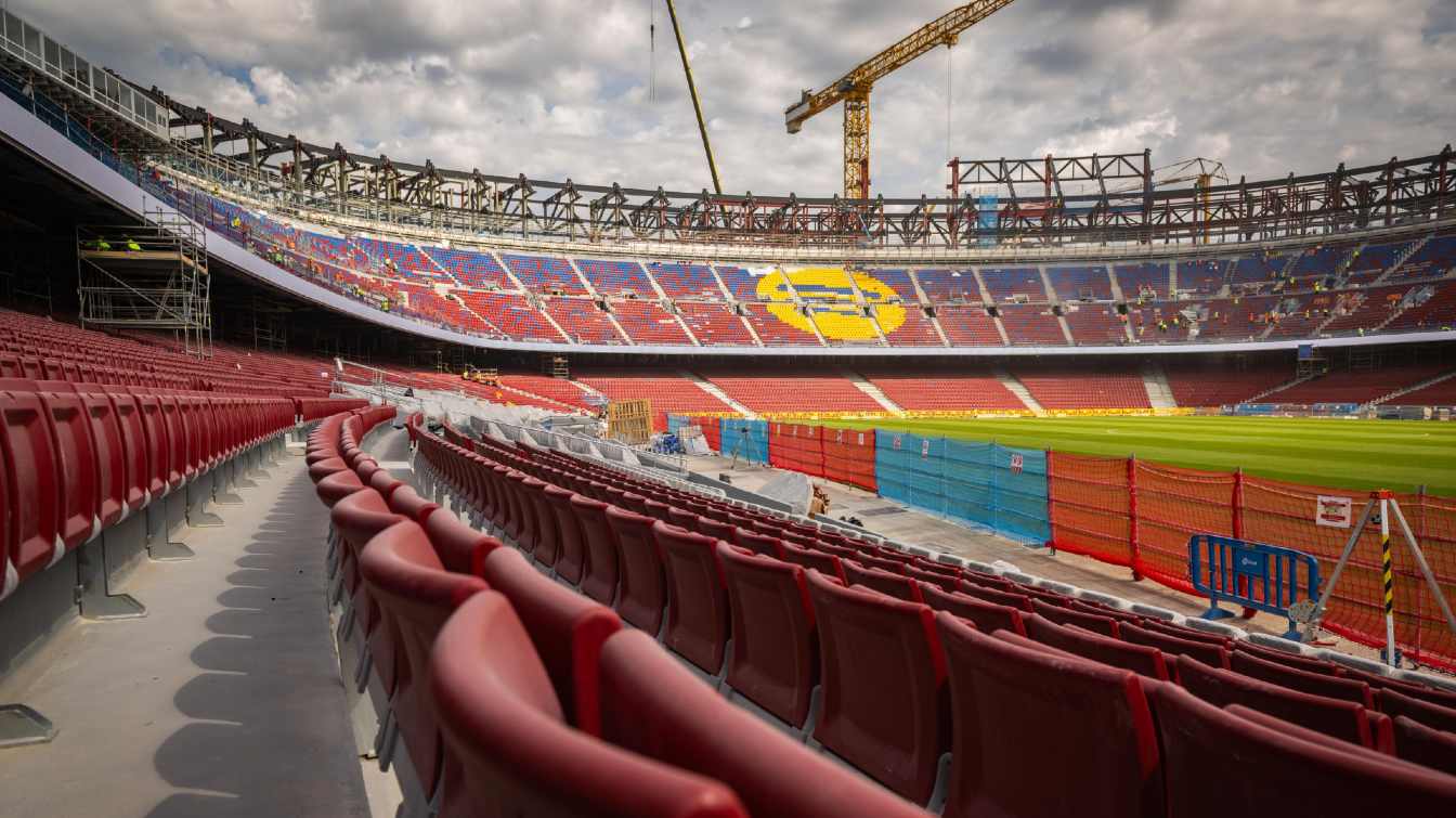 Construcción del Camp Nou de Spotify