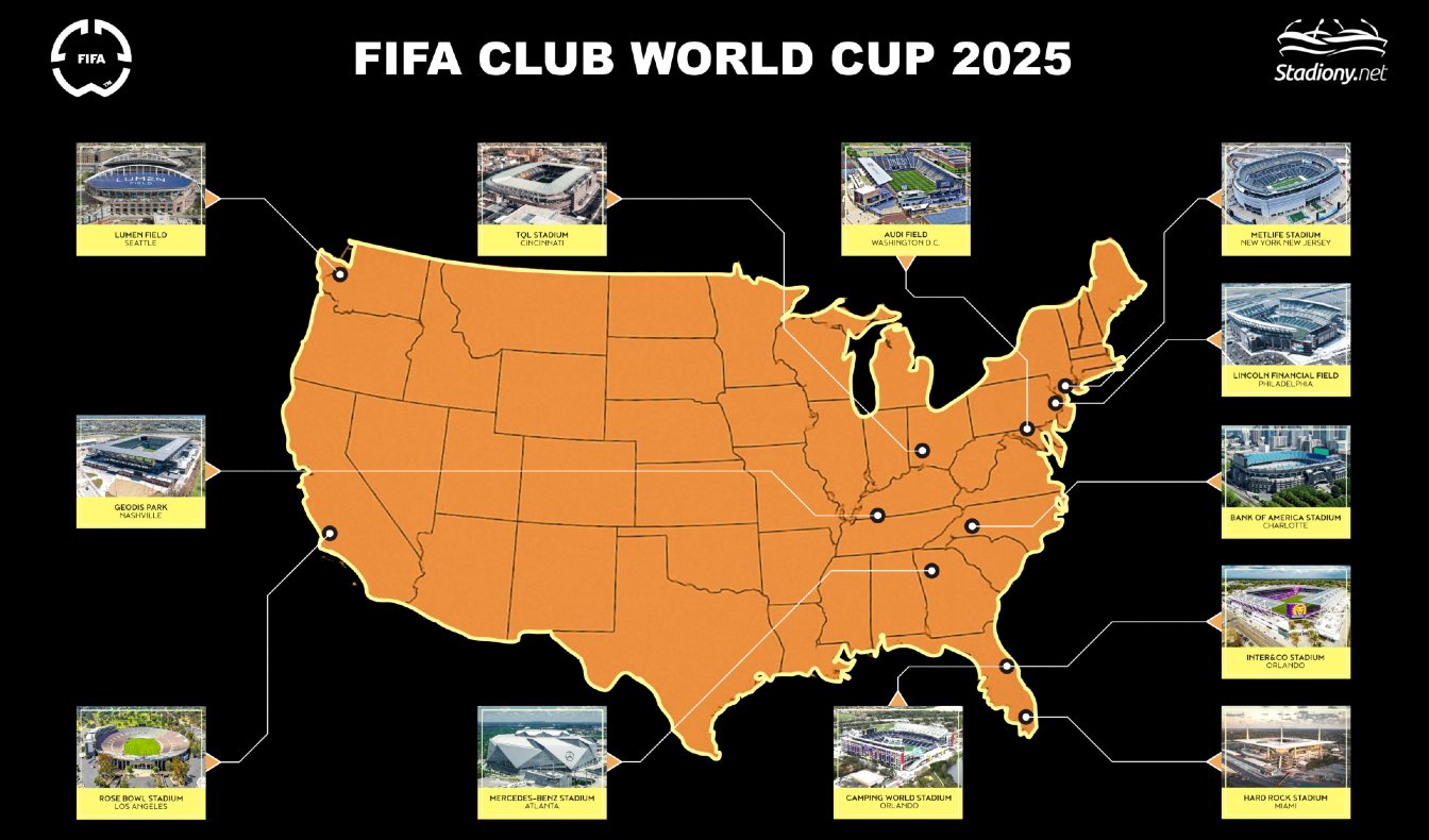 Mapa del estadio del Mundial de Clubes