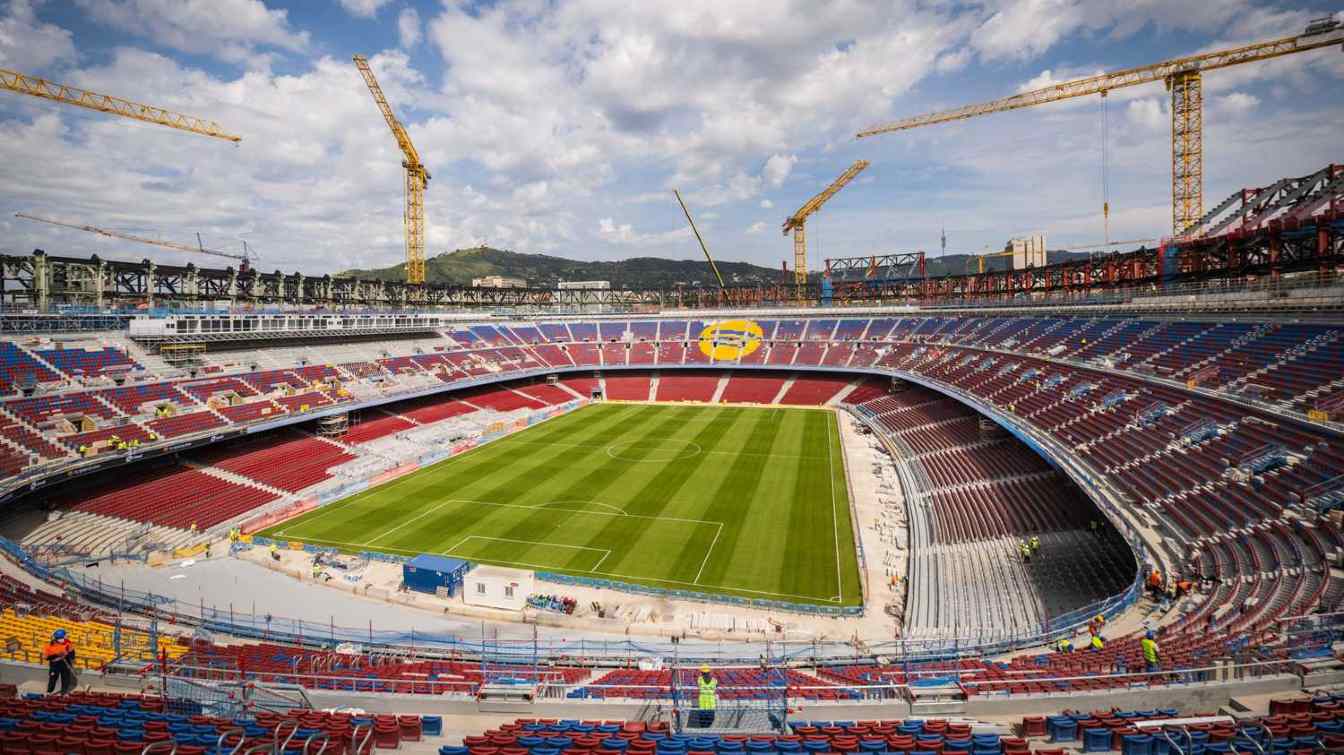 Construcción del Camp Nou de Spotify