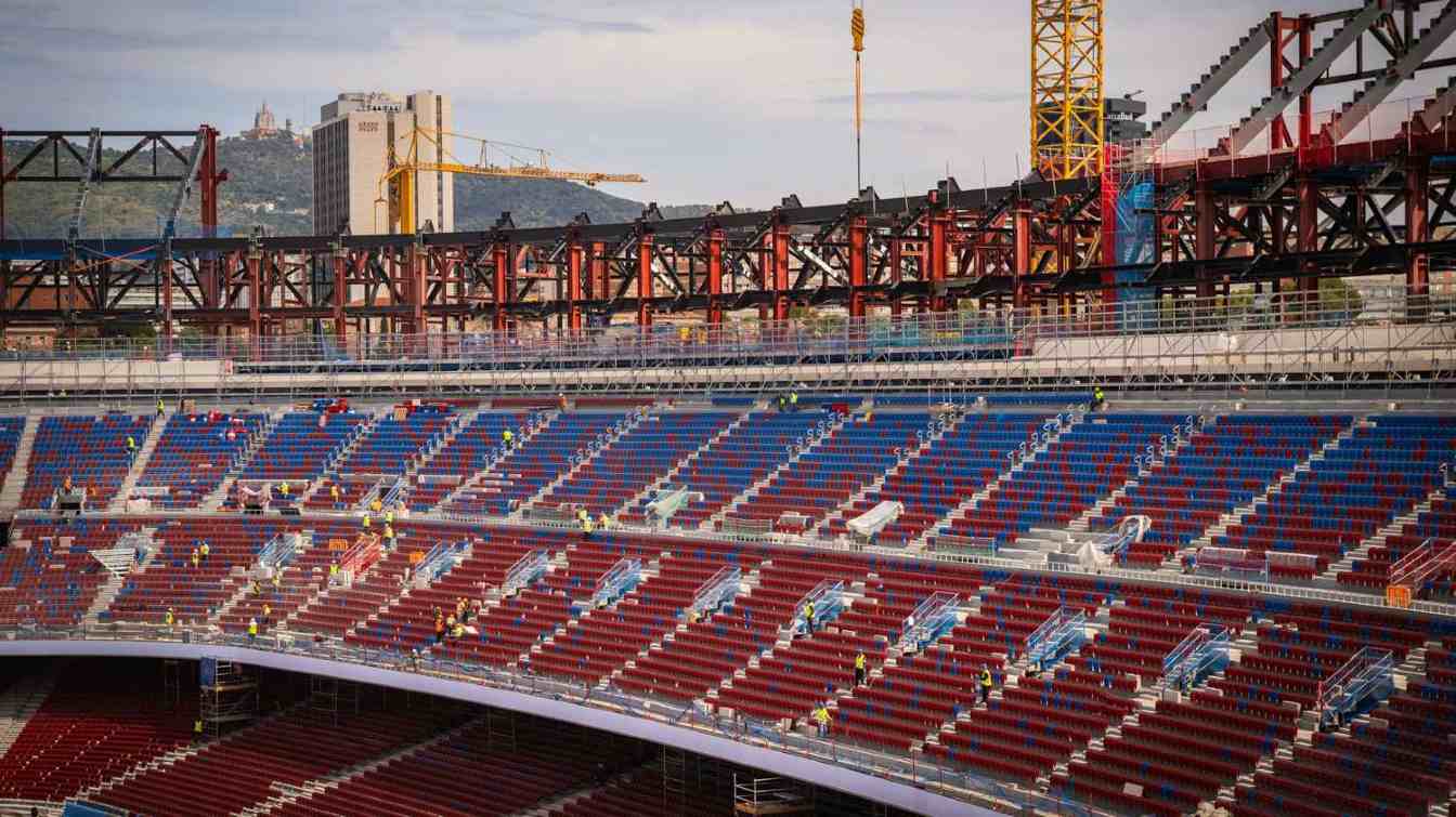 Construcción del Camp Nou de Spotify
