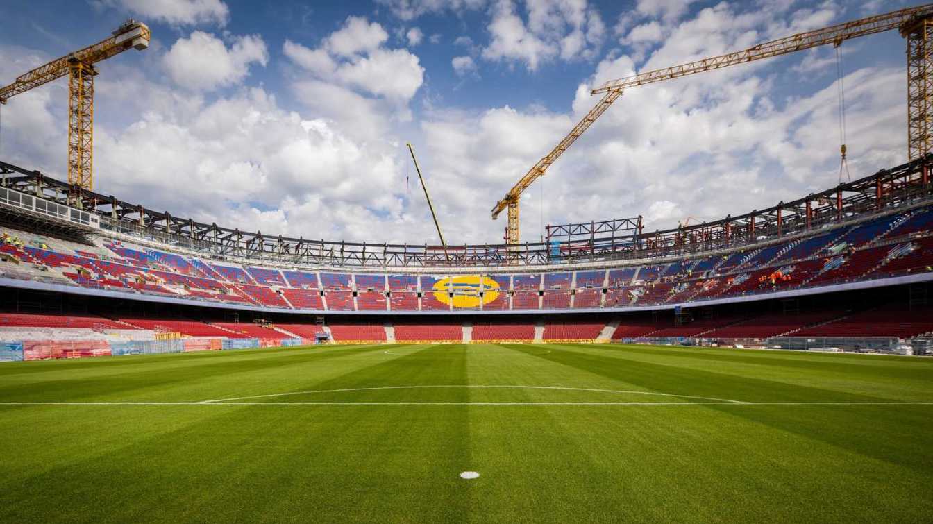 Construcción del Camp Nou de Spotify