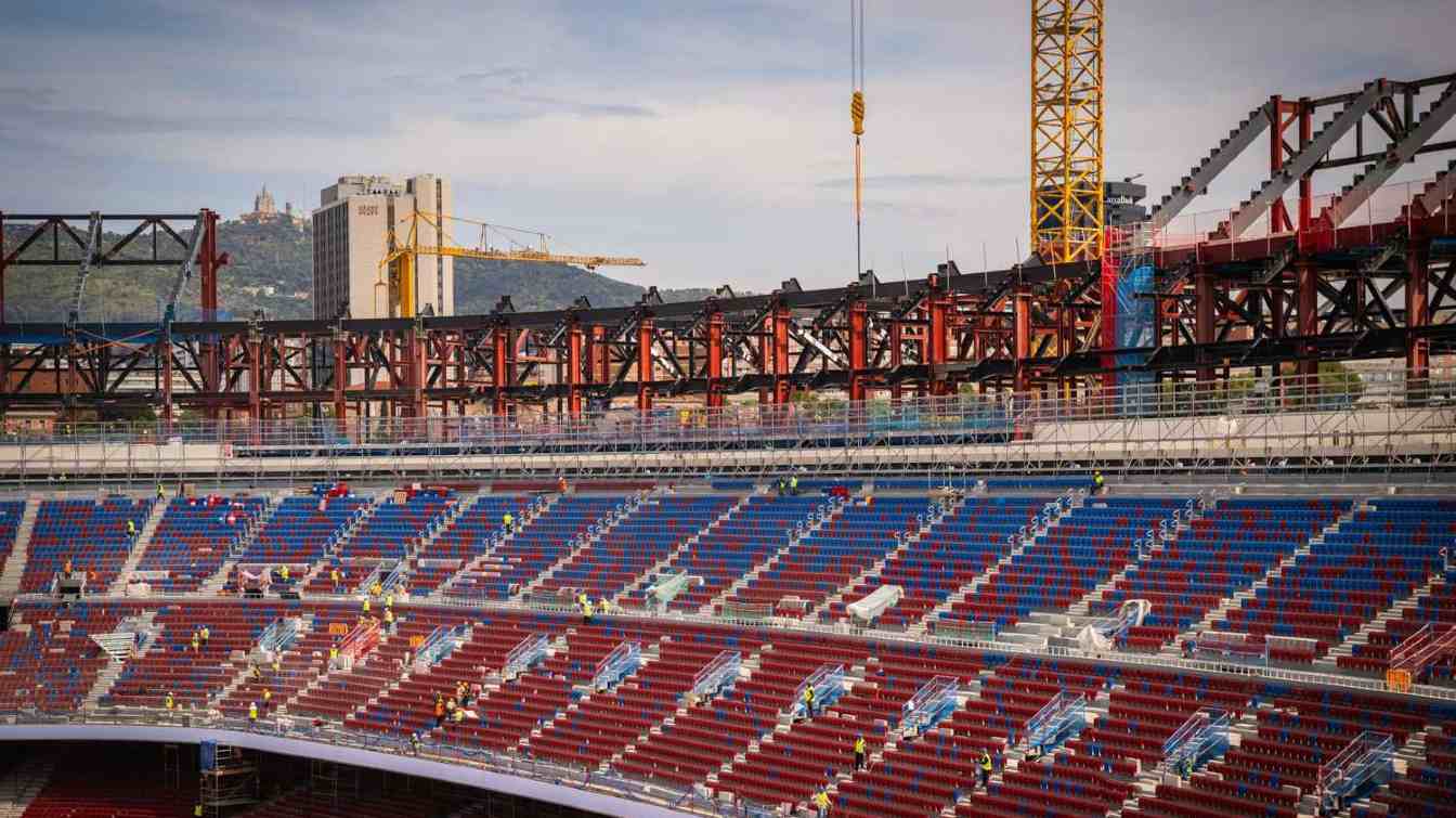 Construcción del Camp Nou de Spotify