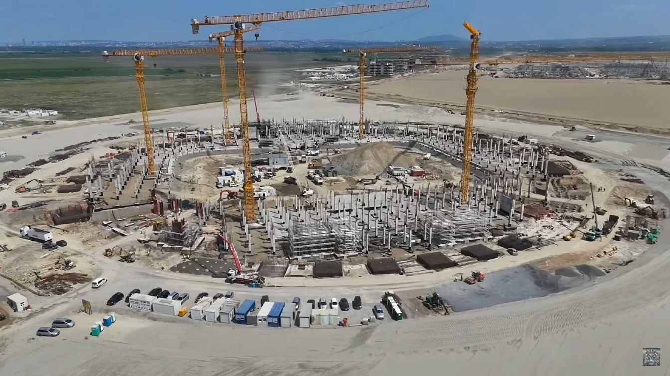 Construcción del Estadio Nacional