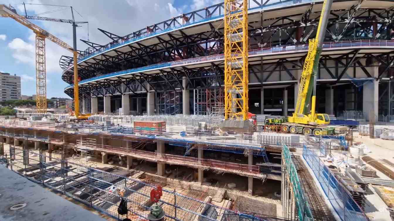 Construcción del Camp Nou de Spotify