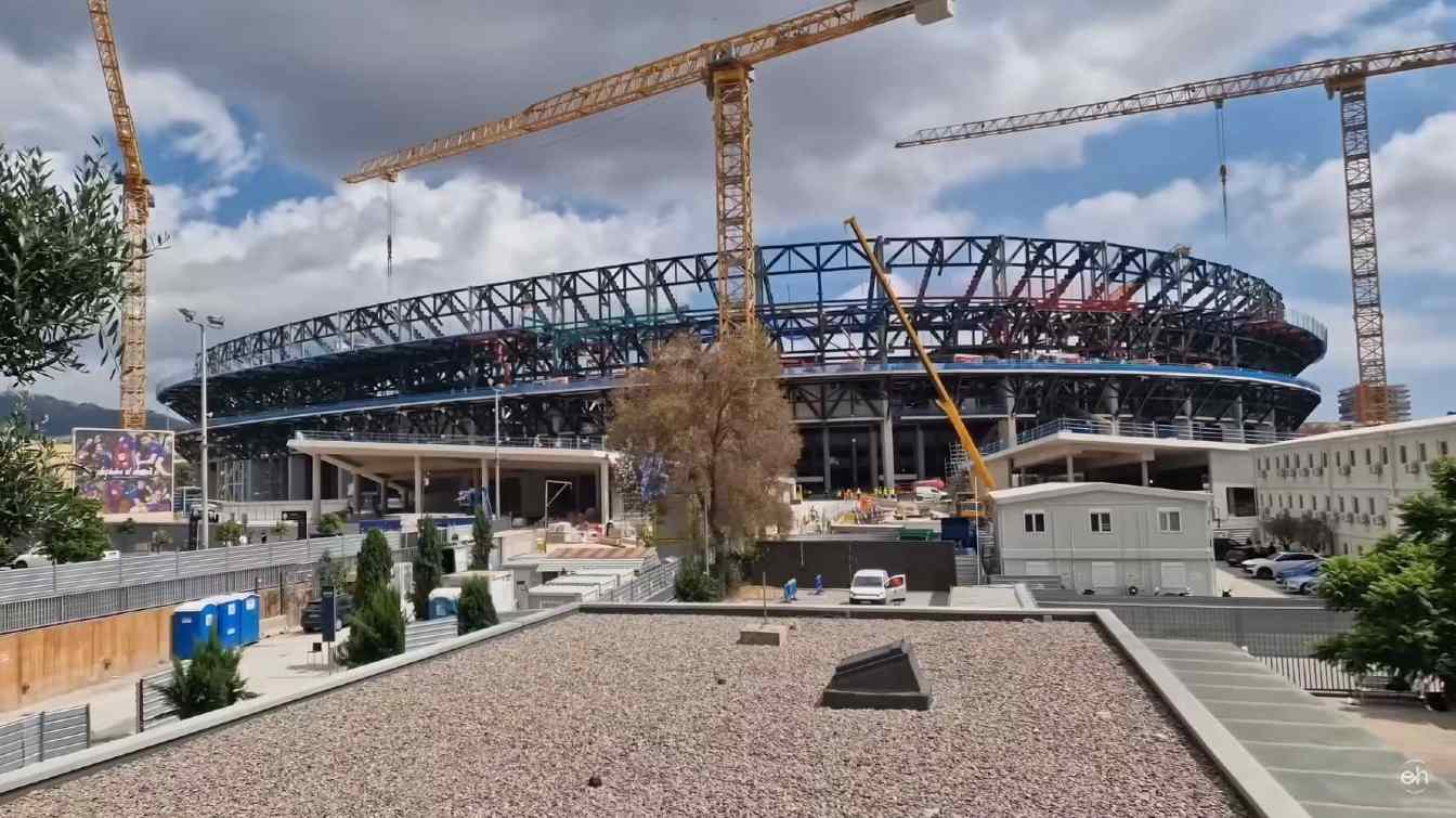 Construcción del Camp Nou de Spotify