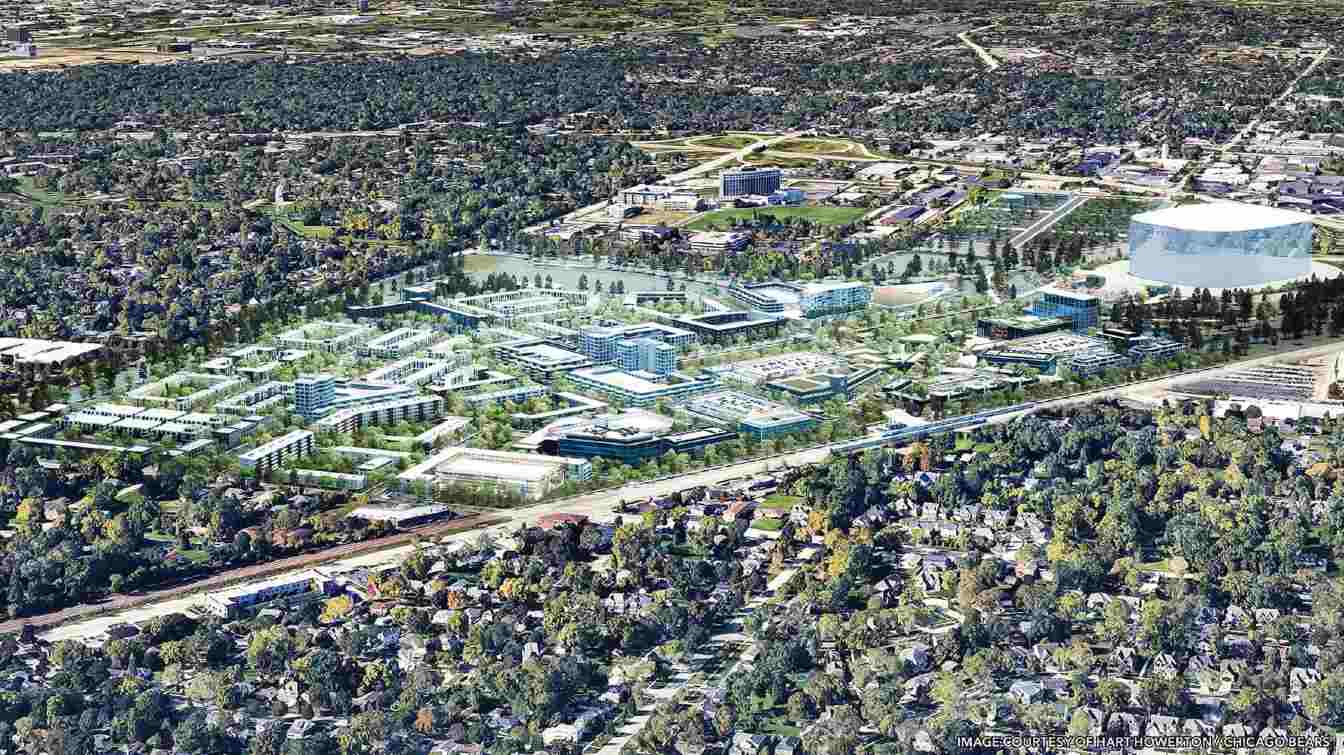 Proyecto del nuevo estadio de los Chicago Bears en Arlington Heights
