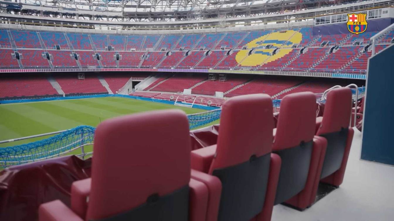 Construcci&oacute;n del Camp Nou en Spotify