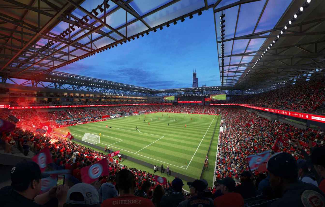 Proyecto del estadio del Chicago Fire FC