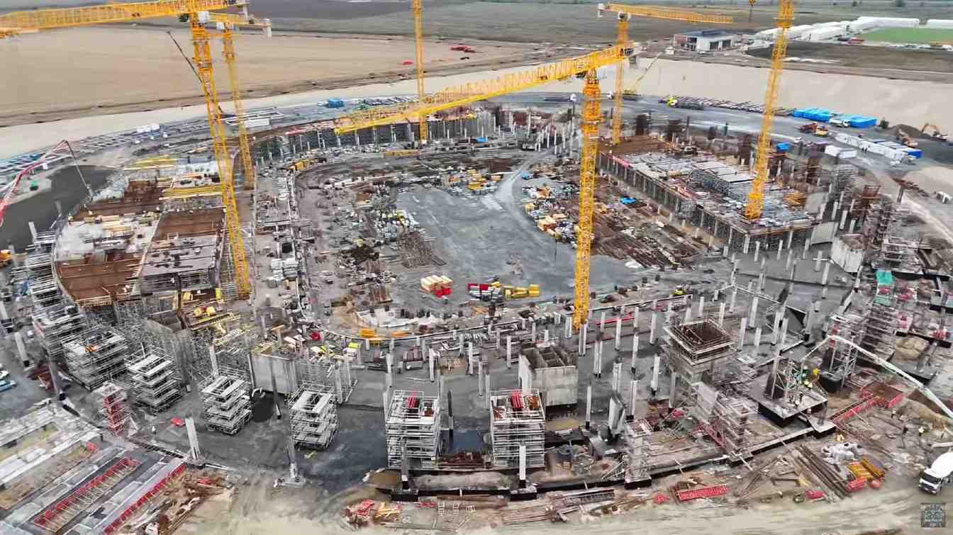 Construcción del Estadio Nacional