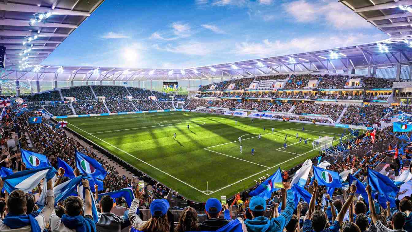 Proyecto del nuevo estadio de Venecia