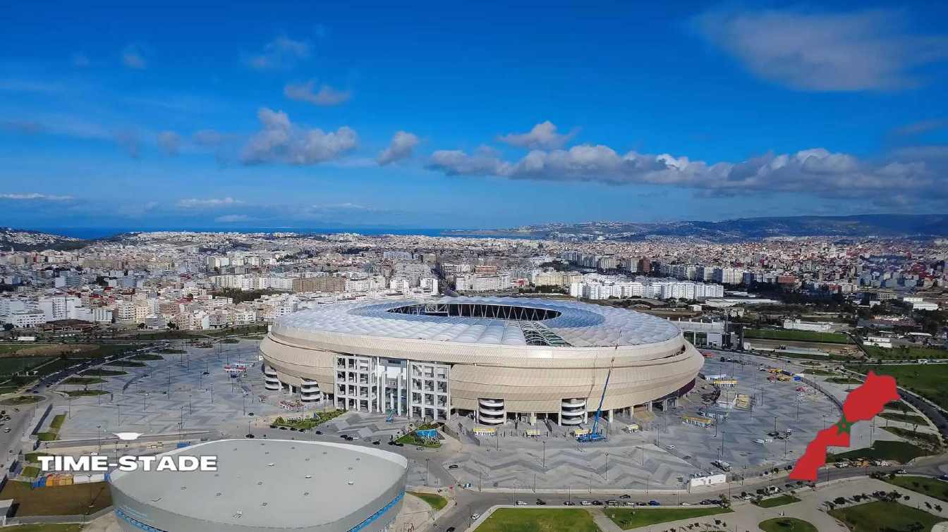 Construcción del Grand Stade de Tangier
