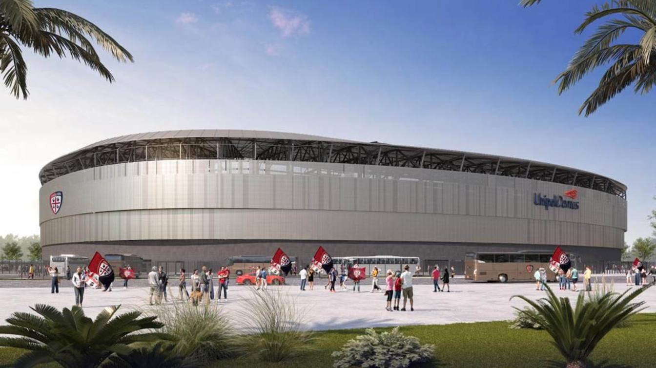 El proyecto del estadio Cagliari