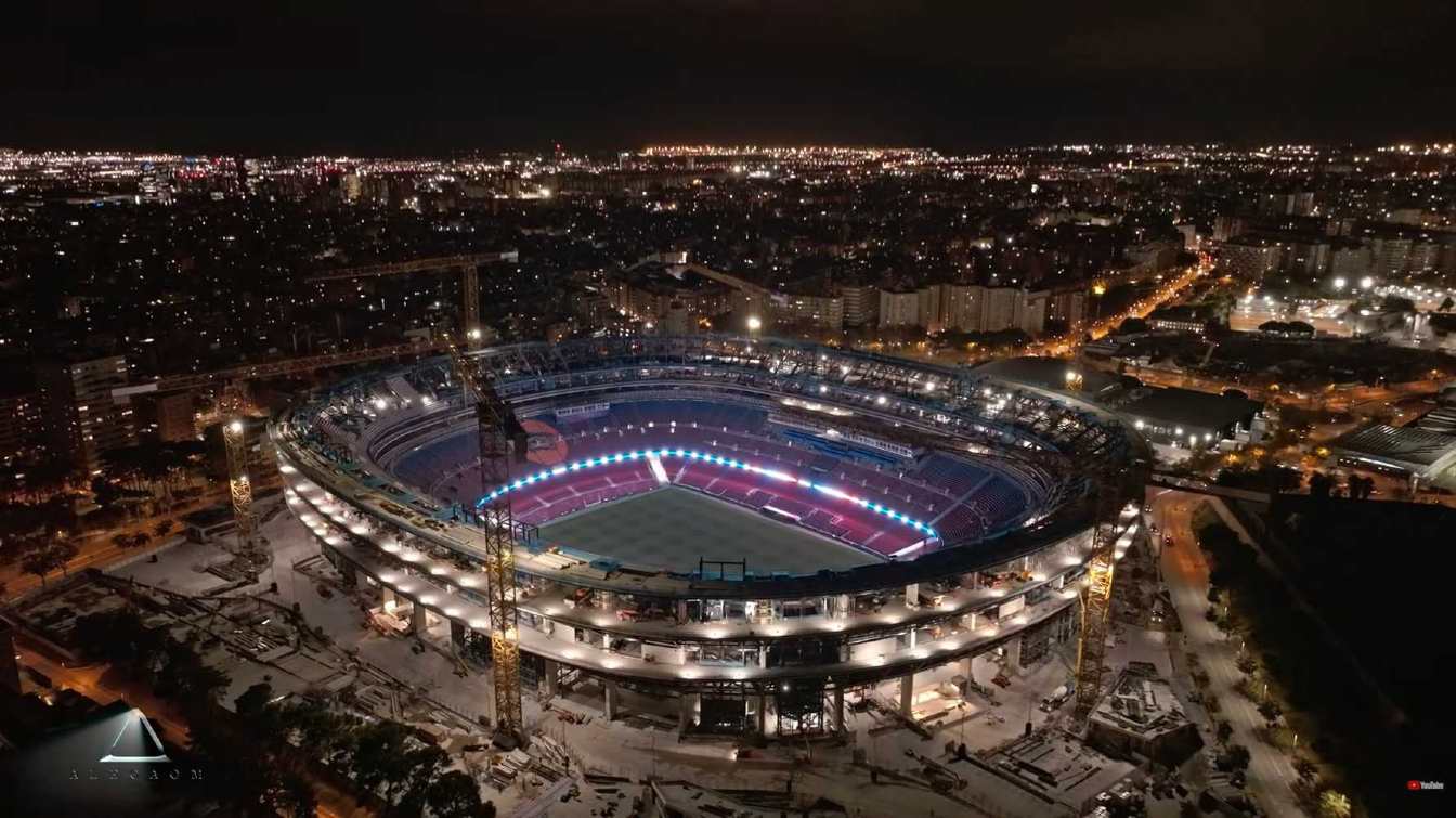 Construcci&oacute;n del Camp Nou en Spotify