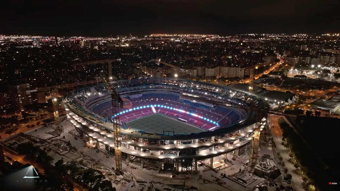 Construcci&oacute;n del Camp Nou en Spotify