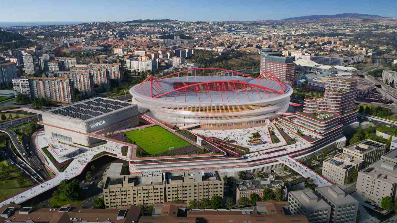 Durante el Mundial de 2030, el Est&aacute;dio da Luz acoger&aacute; a 80.000 aficionados.