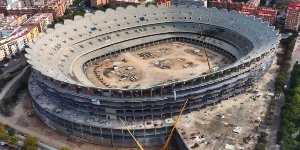 España: ¿De esqueleto a símbolo de Valencia?. La obra del Nou Mestalla entra en una nueva fase
